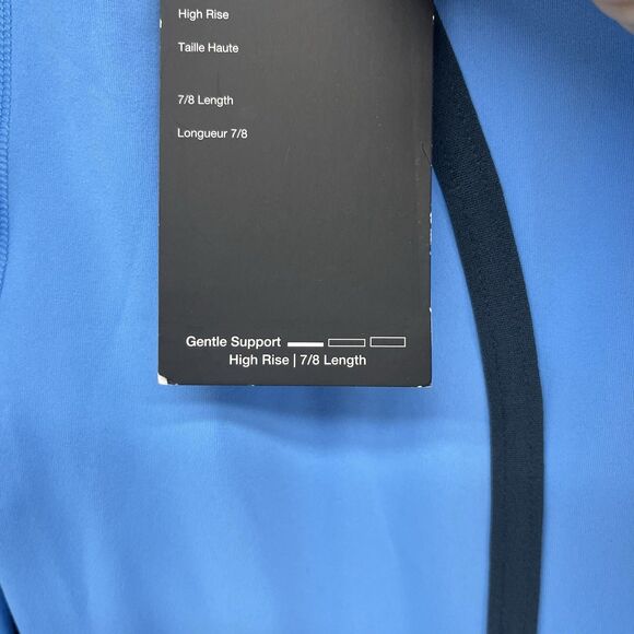 NWT NIKE Women’s One High‎ Waisted 7/8 Leggings Size Small Blue MSRP $70 - Picture 2 of 6